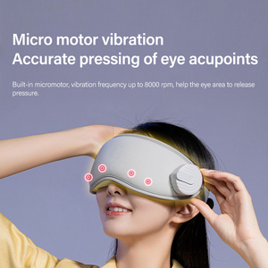Smart Home Dormir Sombra Masaje de ojos Música Masajeador de ojos Masaje de hielo frío y caliente Máscara de ojos Masajista Oculaire - Product Image 4