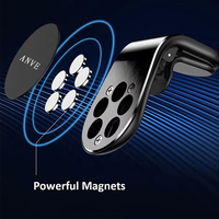 Support de téléphone de voiture en forme de L à aimant puissant pour iPhone 17 Support GPS en métal Support mobile sécurisé Accès pratique à votre téléphone en déplacement