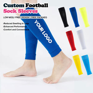 Mangas de Compressão FlexGrip para Futebol Masculino e Juvenil, Protetor de Panturrilha Esportivo, Meias de Compressão Sem Pé para Futebol - Product Image 1