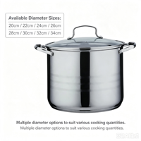 Ensemble de 2 casseroles de luxe écologiques en acier inoxydable, compatibles induction, sans revêtement, lavables au lave-vaisselle américain