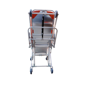 Camilla de ambulancia plegable de silla de aleación de aluminio de alta resistencia con respaldo ajustable y cinturones de seguridad - Product Image 5