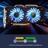 Kartu grafis Rx580 8g 2048sp Ddr5 Pc Gpu Desktop Gaming Video komputer Vga Video Grafic Card Rx 580 baru