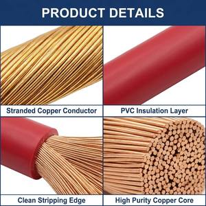<span class=keywords><strong>สาย</strong></span>ไฟฟ้าทองแดงแบบหลายแกน หุ้มฉนวนพีวีซี สำหรับรถบ้าน ทนไฟ ขนาด 1x0.5 ตร.มม. รองรับแรงดัน 450-750 โวลต์  ขนาดสั่งทำได้ - Product Image 4