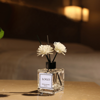 Diffuseur de parfum d'ambiance Osmanthus & Jasmin, écologique, en verre, à bâtonnets, huile essentielle naturelle, sans alcool, mini 50ml