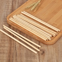 Réutilisable Écologique 100% Naturel Biodégradable Personnalisé En Bois Bambou Paille