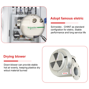 Sindon 25Kg-300Kg Capacity Dehumidifying Drying Feeding Combined To One Hopper Plastic Dehumidifying Dryer - Product Image 6