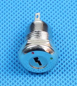 0.5A 250VAC 1A 125VAC 12MM電気金属キーロックスイッチ2位置オンオフキースイッチロック両方の位置に引っ張られた - Product Image 4