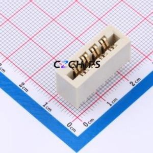 GT-CEDVB-08P-01 Gold Finger Connector Through hole Component (THT),P=4mm Connector Slot Connector 4mm 8P Through Hole - Product Image 1