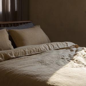 Haute qualité 100% lin français housse de couette solide kaki draps respirant King Size ensemble de literie lin <span class=keywords><strong>belge</strong></span> fournisseur direct - Product Image 2