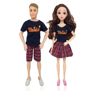 <span class=keywords><strong>Ropa</strong></span> <span class=keywords><strong>para</strong></span> Muñecas <span class=keywords><strong>de</strong></span> Parejas <span class=keywords><strong>de</strong></span> 30 cm, Conjunto <span class=keywords><strong>de</strong></span> <span class=keywords><strong>Ropa</strong></span> <span class=keywords><strong>para</strong></span> el Hogar, Top, Pantalones, Traje, Falda, No Incluye Muñecas - Product Image 6