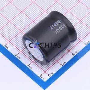 LA5-63V222MS22 # Condensateur électrolytique en aluminium à encliquetage, composant traversant (THT), D22xL25mm - Product Image 2