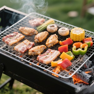 Upgraded Bestseller Large Size <strong>Disposable</strong> <strong>BBQ</strong> Grill Mesh Multi Sizes Universal Fit Food Grade Picnic <strong>BBQ</strong> - Product Image 3