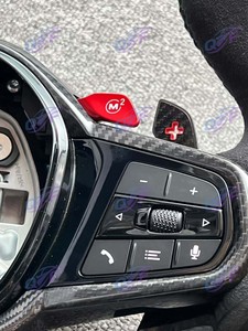 Volante de fibra de carbono de rendimiento LED de piezas de automóviles personalizadas de fábrica para <span class=keywords><strong>BMW</strong></span> 3 Series G20 G28 M340i 5 Series G30 530I 540I - Product Image 4