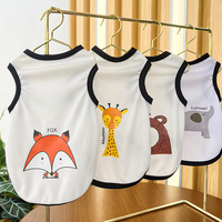 Vêtements pour animaux de compagnie en polyester légers, respirants, design décontracté pour chats et chiens, vente en gros d'usine