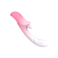 Zungenvibrator Sexspielzeug mit 10 Modi Klitoris- & G-Punkt-Nippelstimulator Dildo-Vibrator IPX6 Wasserdicht USB-Aufladbar für Frauen
