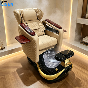 Sillón de Pedicura y Manicura KISEN Moderno y Lujoso para Salón de Belleza, con Spa para Pies con Hidromasaje sin Tuberías, Masaje Corporal Completo - Product Image 6