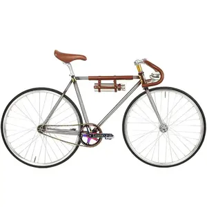 700C khung hợp kim nhôm cố định bánh xe đạp Fixie bánh xe đạp tốc độ duy nhất cố định bánh theo dõi xe đạp