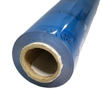 Film PVC Super Jernih Transparan Tebal 0.1mm Gulungan PVC Lembut untuk Pembuatan Tas Tekstil