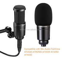 70*45*95mm petit micro mousse pare-brise Mini couvre Mini micro éponge boule micro couverture pour AT2020 Microphone