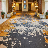 Vente en gros 5 étoiles de luxe au design moderne, tapis pour couloir d'hôtel, fabricants de tapis d'intérieur pour salle de banquet