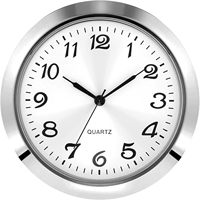 55 mm Inserts D'horloge Or Argent Lunette Cadran Blanc Arabe Chiffre Romain Petite Taille Inserts De Montre Têtes D'horloge Mini Horloge Fit-ups