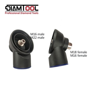 Outil d'adaptateur de collecteur de soupape de poussière de mèches de noyau de forage de diamant d'acier au carbone M16-M22 avec des accessoires d'outils électriques de paquet de carton - Product Image 3