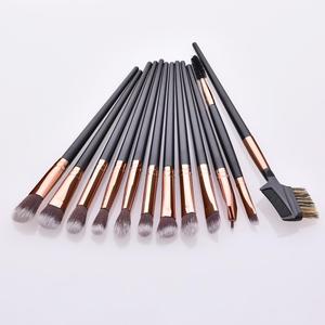 DailyQueen Kit de 12 pinceaux de maquillage essentiels pour fard à paupières, eye-liner, estompage et contour des yeux, avec échantillon gratuit, crayon, estompeur et anticernes - Product Image 2