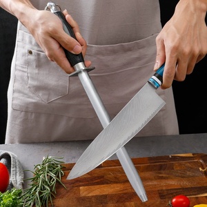 Aiguiseur de couteaux domestique rapide pour <span class=keywords><strong>boucher</strong></span>, tige en céramique, bâton de ponçage en acier inoxydable - Product Image 6