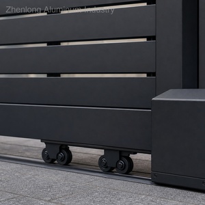 <span class=keywords><strong>Porte</strong></span> coulissante minimaliste moderne en verre <span class=keywords><strong>de</strong></span> sécurité résistant aux chocs, fabrication professionnelle ODM/OEM pour terrasse <span class=keywords><strong>de</strong></span> bâtiment commercial - Product Image 2