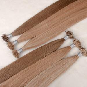 Cheveux Indiens Remy Double Drawn <span class=keywords><strong>de</strong></span> Haute Qualité, Lisses, Mèches à Pointe en I en Plastique, Style Invisible Délicat, Sublime le Volume Riche - Product Image 3