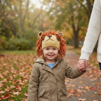 Gorro de Punto Grueso y Cálido para Bebés y Niños, Hecho a Mano con Algodón Ecológico, Transpirable, Absorbente de Sudor, Deportivo, para las Cuatro Estaciones, Unisex