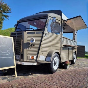 รถเข็นขายอาหาร JX-BT450CT สไตล์ซีตรองย้อนยุคเครื่องจำหน่ายกาแฟมีใบรับรอง CE - Product Image 2