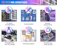 Machine à griffes de style japonais OFO en gros, équipement d'arcade multi-paiements, machine à attraper les cadeaux pour magasin de jeux