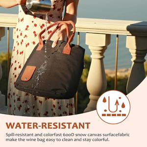 ODM - Juego de Bolsas Térmicas Grandes para Vino con Bolsa Refrigerante, Bolsa de Transporte Portátil para Vino con Dispensador Oculto - Product Image 3