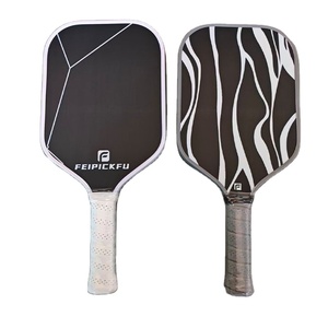 Tùy chỉnh 14mm 16mm tổ ong lõi sợi Carbon pickleball mái chèo để sử dụng giải trí - Product Image 2