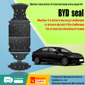 แผ่นป้องกันใต้ตัวครอบป้องกันแบตเตอรี่ลื่นไถลสำหรับ BYD sealion sealion sealion sealion ประทับตราฉลาม Atto1เสือดาว <span class=keywords><strong>B5</strong></span>ปลาโลมา M6 Atto3 Sealion5678 9 - Product Image 5