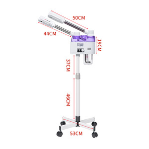 เครื่องพ่นไอน้ำสำหรับใบหน้าร้านเสริม<span class=keywords><strong>สวย</strong></span>แบบ3อิน1พร้อมไฟขยายหัวพ่นน้ำร้อน/เย็นหัวฉีดออกซิเจนสำหรับร้านเสริมสวยใช้ปลั๊กแบบอังกฤษ - Product Image 4