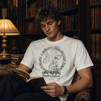 JNEI Heren T-shirt DTG-print 150gsm snel drogend makkelijk schoon te maken ronde hals shirt voor aangepaste merkcollecties