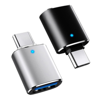 Adaptador USB Tipo C a USB 3,0 OTG a USB C Compatible con MacBook para teléfonos inteligentes tipo C, tabletas y computadoras portátiles