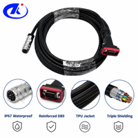 Câble AISG 8PIN femelle vers DB 9PIN mâle, câble d'antenne à commande électrique