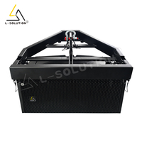 Lsolution HDL30 Active Dual 10 Inch Neo Line Array Accessory Flying Bumper Black Hardware Line Array Fly Bar