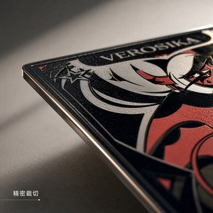 การพิมพ์โลโก้บนบัตรโลหะด้วย UV แบบกำหนดเอง โรงงานรับผลิตงานพิมพ์สองด้าน - Product Image 1