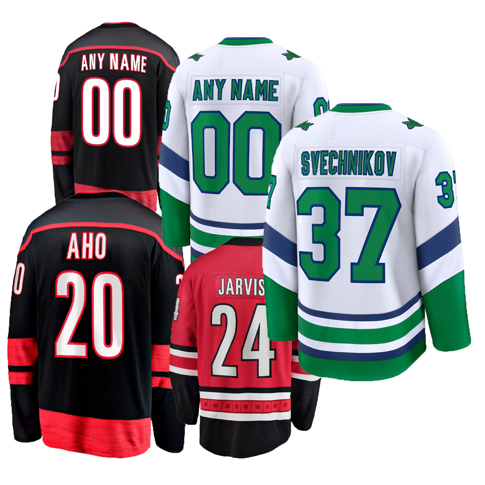 Customized Carolina Hurricanes Jersey Top Quality Ice Hockey