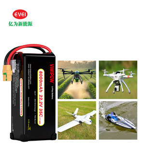 Viwipow 6S 22.2V 8000mAh Wholesale 22.2V 6S 8000mah Lithium <b>Batteries</b> Professional All in One Litum Ion UAV Drone <b>Battery</b> - Product Image 4