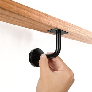 Nhiệm vụ nặng nề thép vuông Kệ <span class=keywords><strong>Wall</strong></span> Mount tay đường sắt cầu thang lan can chân đế thép không gỉ kim loại duy nhất cầu thang - Product Image 5