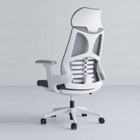 Chaise de bureau pivotante BIFMA en maille de salon Chaise de patron de conférence ergonomique avec mécanisme de verrouillage d'inclinaison à n'importe quelle position