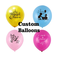 100 ballons publicitaires en latex personnalisés de 12 pouces, impression de logo unique, pour les fêtes d'anniversaire et la décoration de mariage
