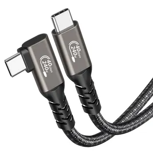PCT-USB4-Kabel aus PVC Super-Schnell-SS USB4 Typ C Maschine zu USB4 Typ C Maschine PD3.1 240 W 48 V5 A für schnelles Aufladen