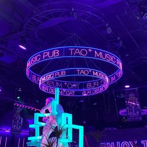 12V cerchio led al neon insegne <span class=keywords><strong>bar</strong></span> design di forma rotonda curvo luci al neon acrilico - Product Image 1