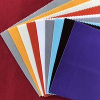 Rouleau de tissu floqué en velours épais pour la fabrication de boîtes à bijoux, papier floqué en velours noir, rouge, bleu, tissu floqué auto-adhésif